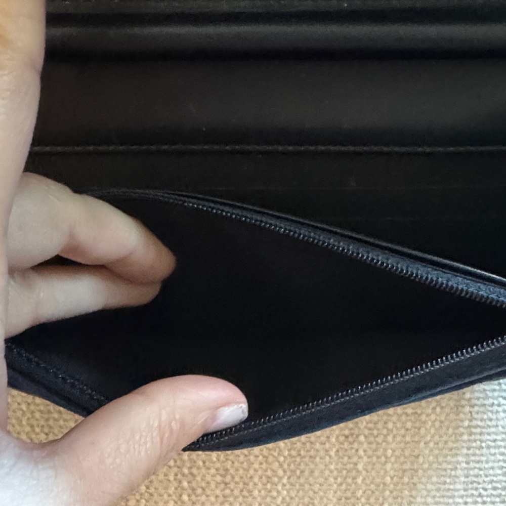 CHANEL Navy velvet boy bag. Crossbody Bag+Vintage - Picture 10 of 11